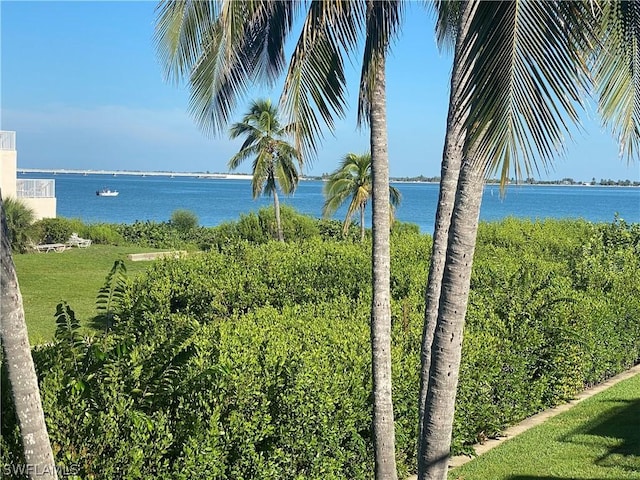 view of water feature