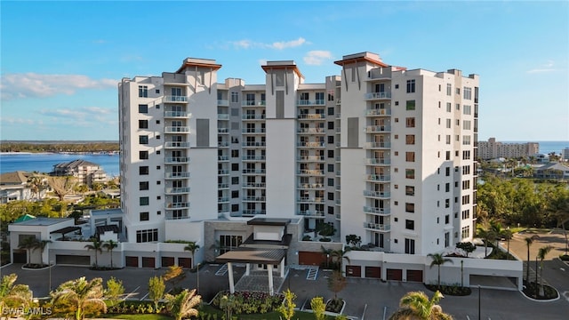 view of property featuring a water view