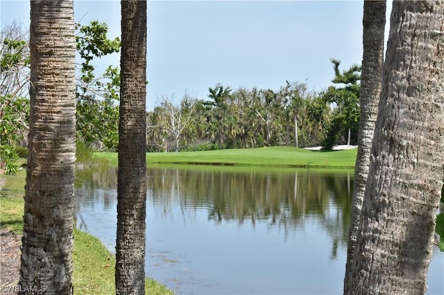 view of water feature