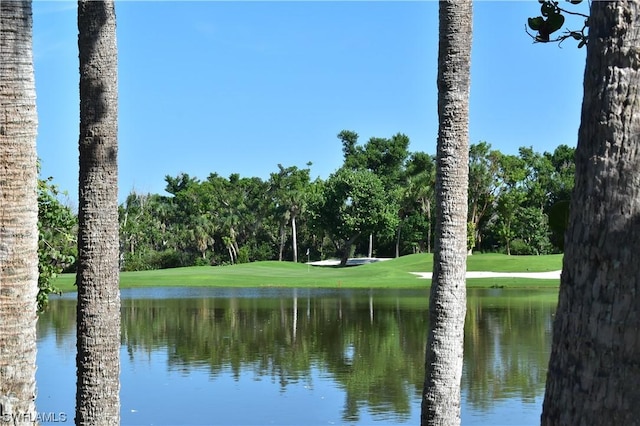 view of water feature