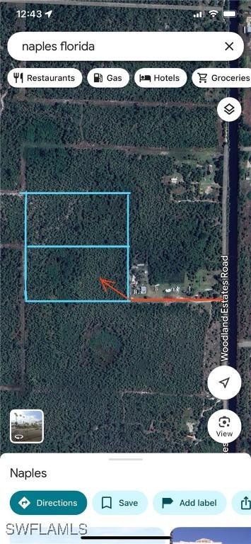 2162 Woodland Estates Rd, Naples FL, 34117 land for sale