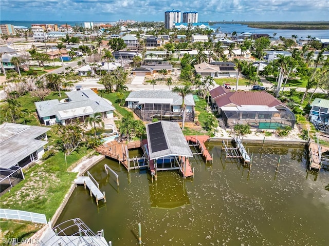 230 Randy Ln, Fort Myers Beach, FL 33931 - aerial view featuring a water view