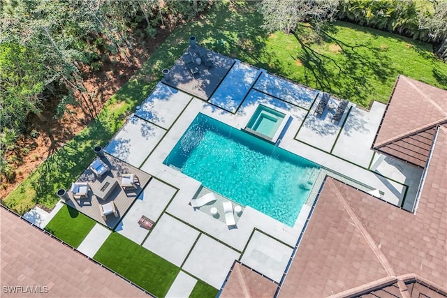 drone / aerial view