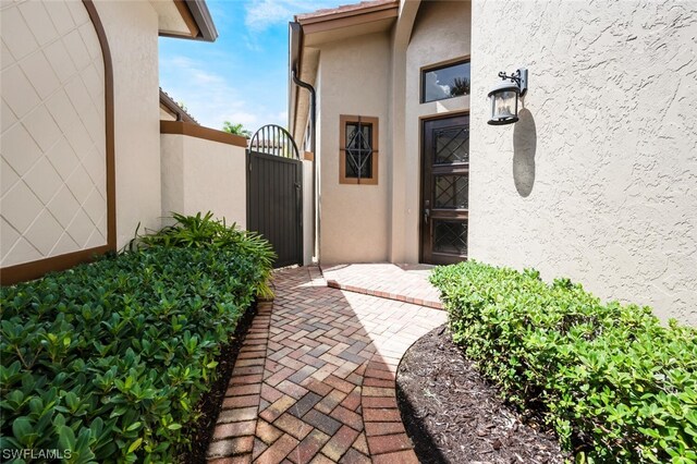 view of property entrance