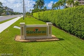 6672 Estero Blvd Unit A907, Fort Myers Beach, FL 33931 - community / neighborhood sign with a yard