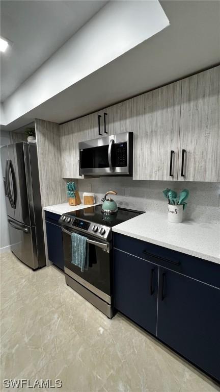 kitchen featuring stainless steel appliances