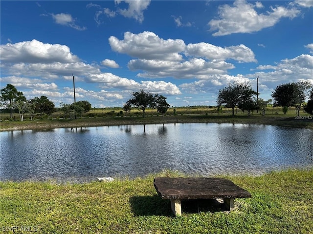 view of water view