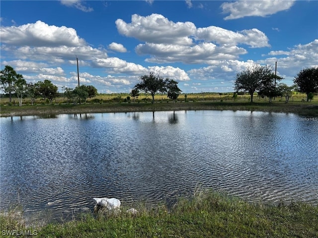 view of water view