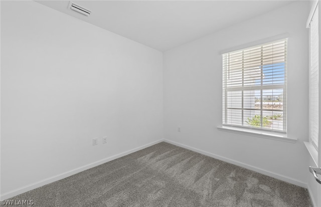 spare room with carpet flooring