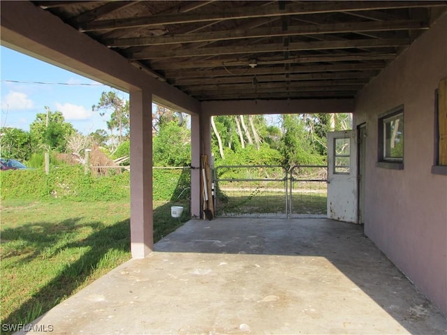 view of patio