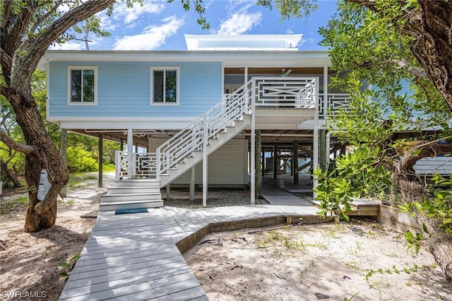 rear view of property with a patio