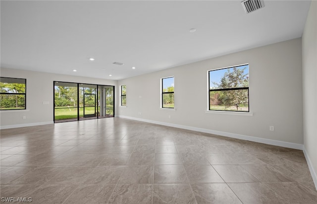 view of tiled empty room