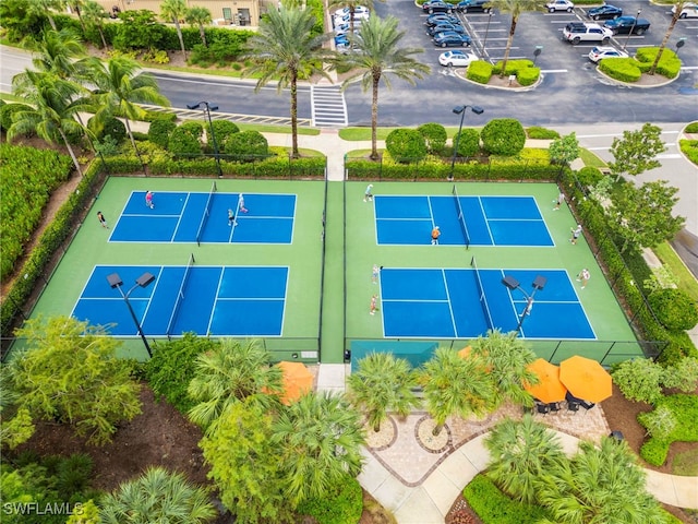 view of tennis court