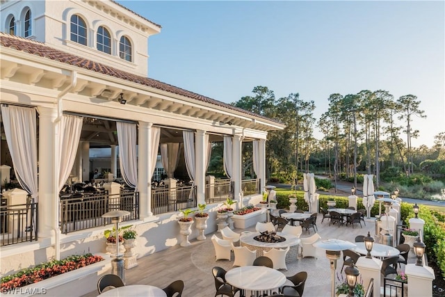 view of patio