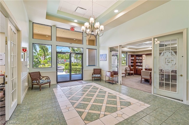 view of community lobby