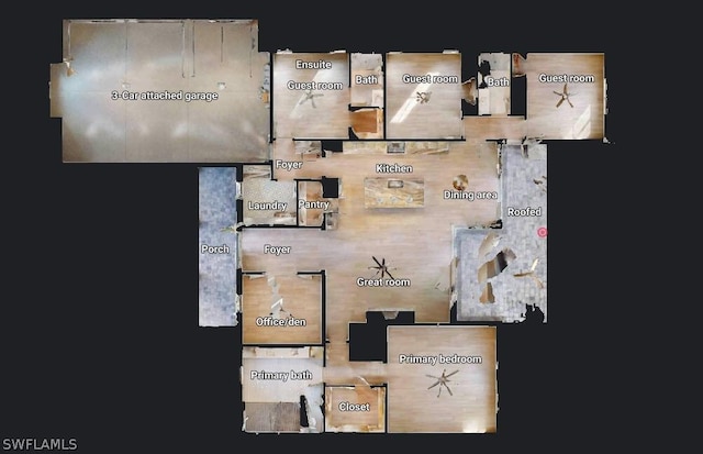 2033 Treasure Ln, Punta Gorda, FL 33982 - view of home floor plan
