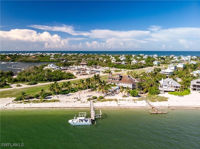 211 Kingfisher Dr, Captiva, FL 33924 - aerial view with a water view