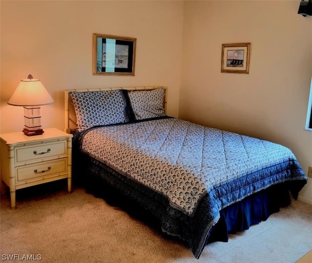 bedroom featuring carpet floors