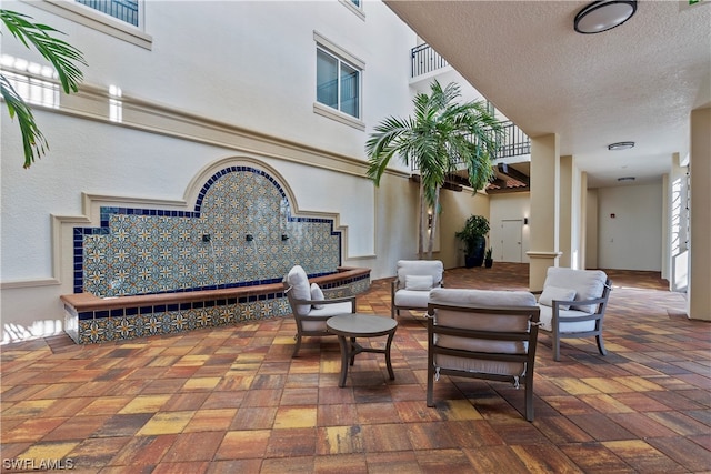 view of patio / terrace featuring a balcony