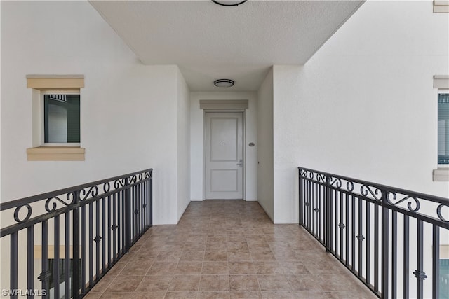 doorway to property with a balcony