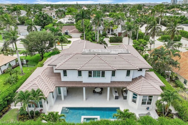 rear view of house featuring a patio area