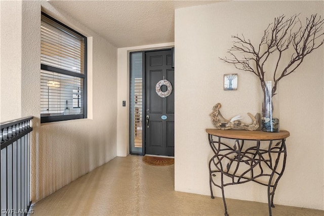 doorway to property with radiator