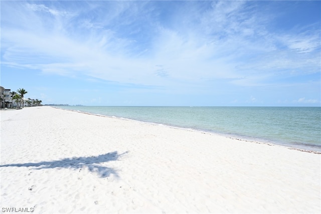 water view featuring a view of the beach