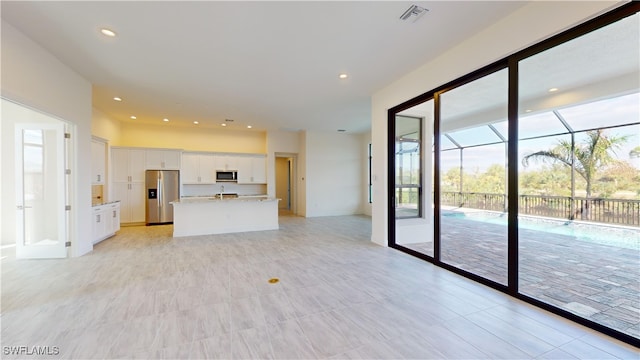 view of unfurnished living room