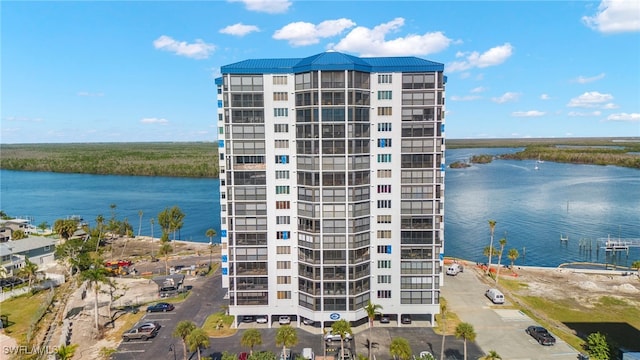 4753 Estero Blvd Unit 1005, Fort Myers Beach, FL 33931 - view of apartment building / complex with a water view