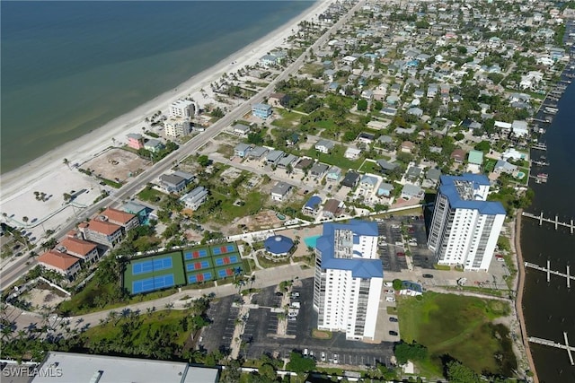 4753 Estero Blvd Unit 1005, Fort Myers Beach, FL 33931 - aerial view of property's location featuring expansive beach