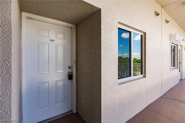 view of entrance to property