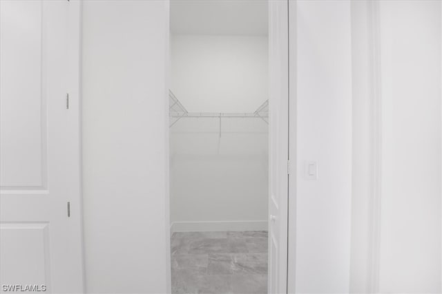 view of closet