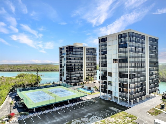 view of property featuring a water view