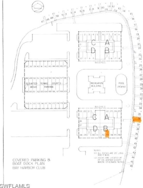 26235 Hickory Blvd Unit 4B, Bonita Springs, FL 34134 - map showing property parcels