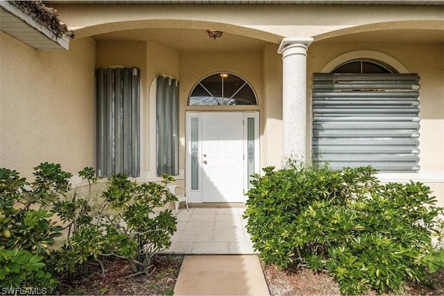 view of entrance to property