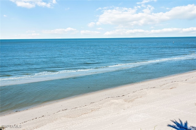 water view featuring a view of the beach