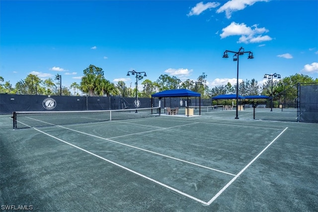 view of sport court