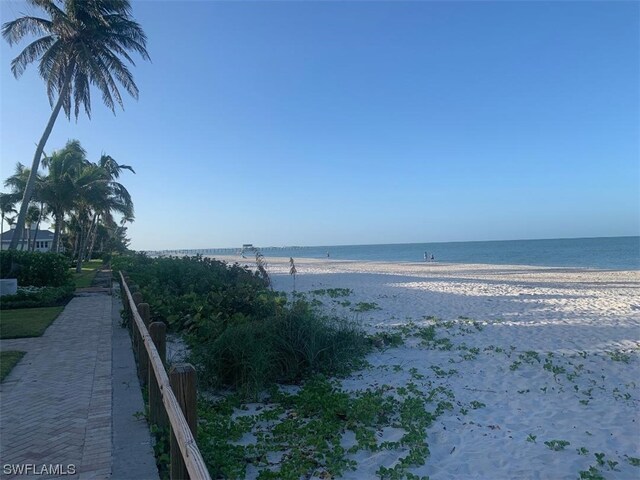 water view with a beach view