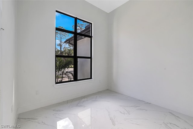 view of tiled empty room