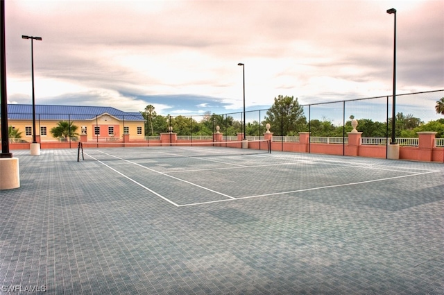 view of sport court