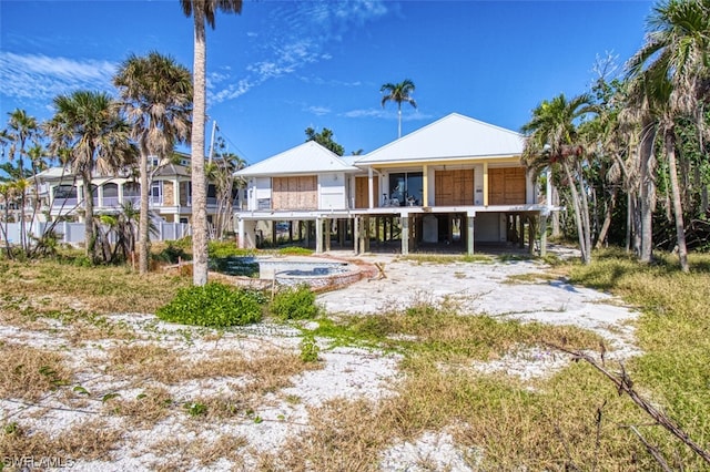 view of rear view of property