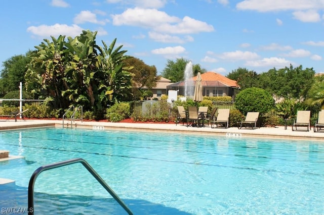 view of swimming pool