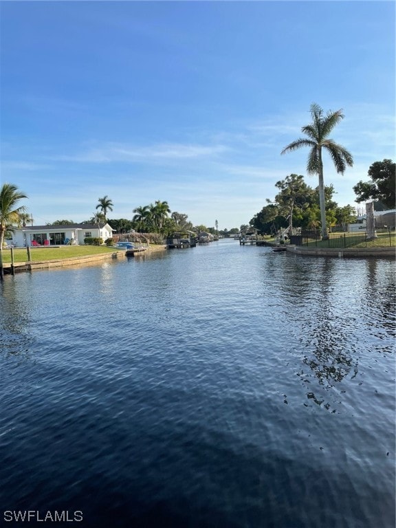 view of water view