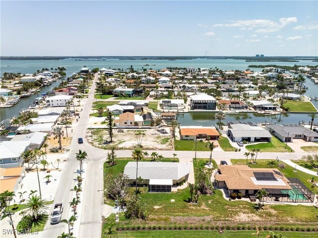 2 Fairview Blvd, Fort Myers Beach, FL 33931 - aerial perspective of suburban area with a large body of water