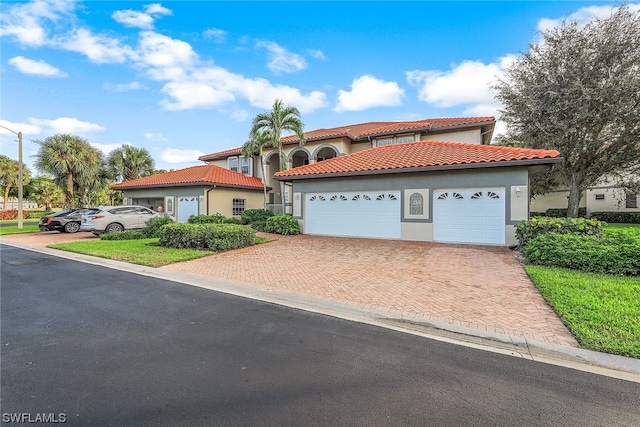 view of mediterranean / spanish house