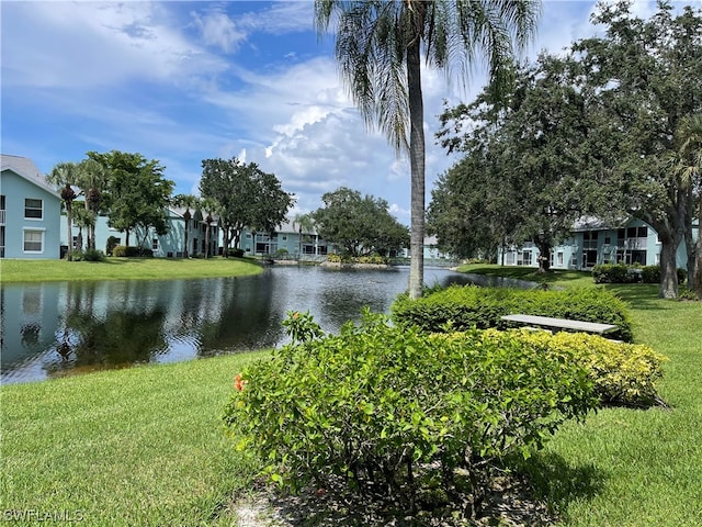 view of water feature