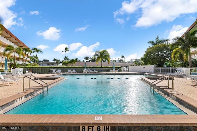 view of pool