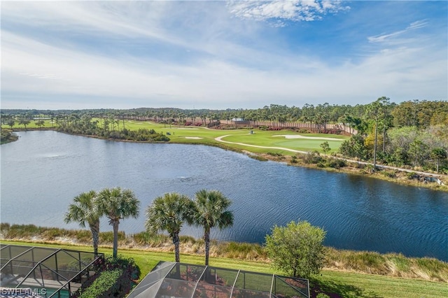 10038 Oakhurst Way, Fort Myers, FL 33913 - water view featuring a golf club