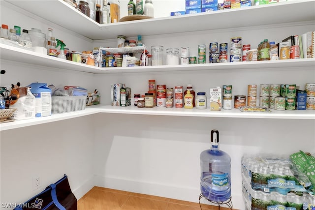 view of pantry