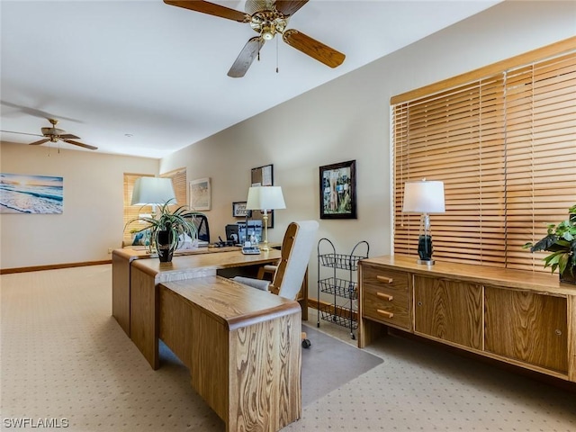 4630 SE 20th Ave, Cape Coral, FL 33904 - office area with ceiling fan